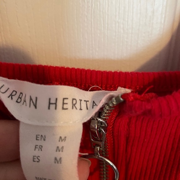 ✨2/$15✨ M Red Urban Herritage Bodysuit - Picture 2 of 2